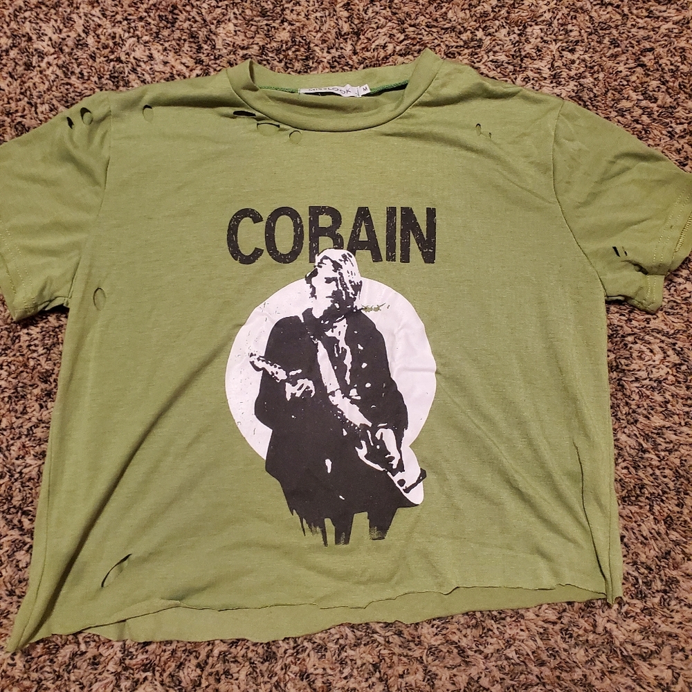 Kurt Cobain Crop Top